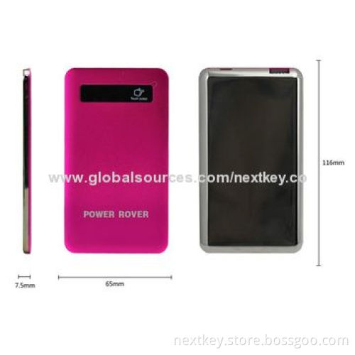 Factory Ultra Slim Power Bank with 4,500mAh Capacity, Dual USB, Output 5V, 2A